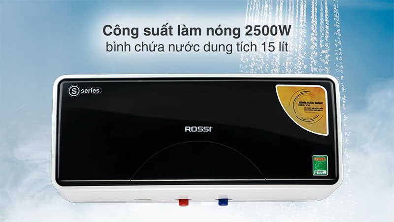 Bình nước nóng gián tiếp Rossi S-Series RSS-15SL - Hàng chính hãng