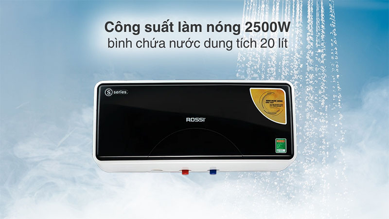 Bình nước nóng gián tiếp Rossi S-Series RSS-20SL - Hàng chính hãng