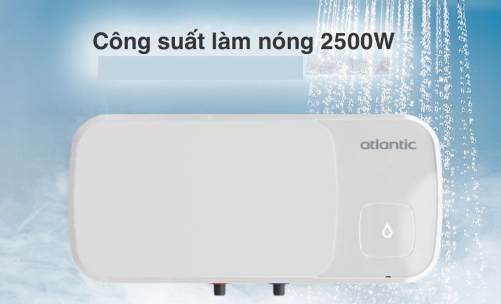 Máy nước nóng gián tiếp Atlantic 30 lít SWH 30H M-6 AMI SLIM - Hàng chính hãng