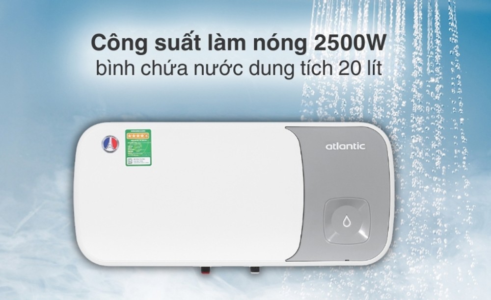 Công suất mạnh mẽ đun nước nhanh nóng, tiết kiệm điện năng và thời gian