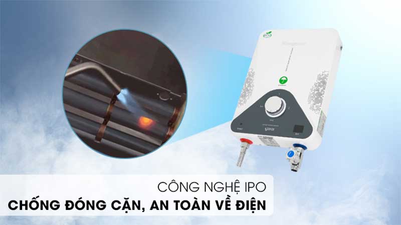 Máy nước nóng hồng ngoại Kangaroo KG588W - Hàng chính hãng