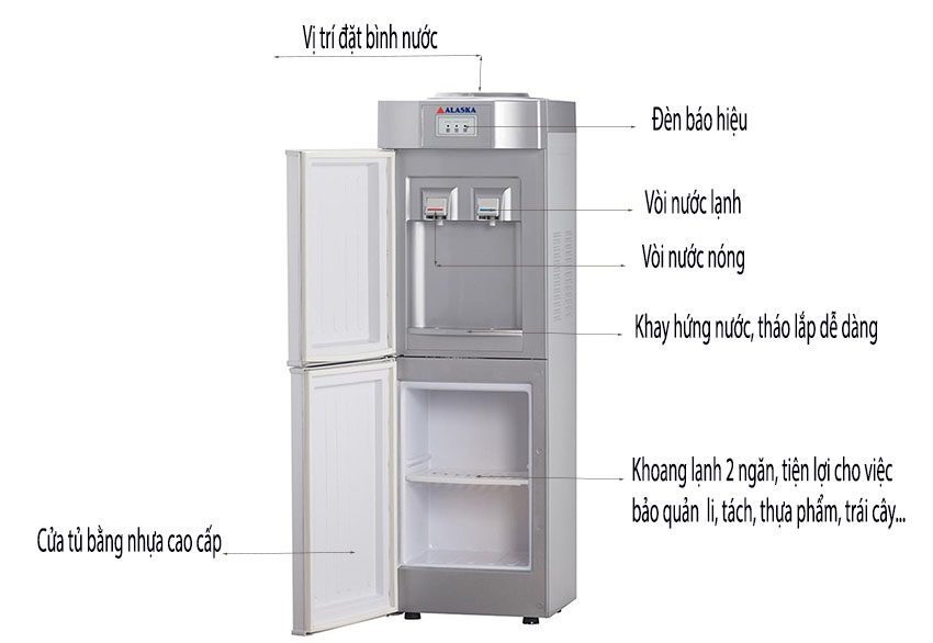 Máy nước nóng lạnh Alaska R-80C  - Hàng chính hãng