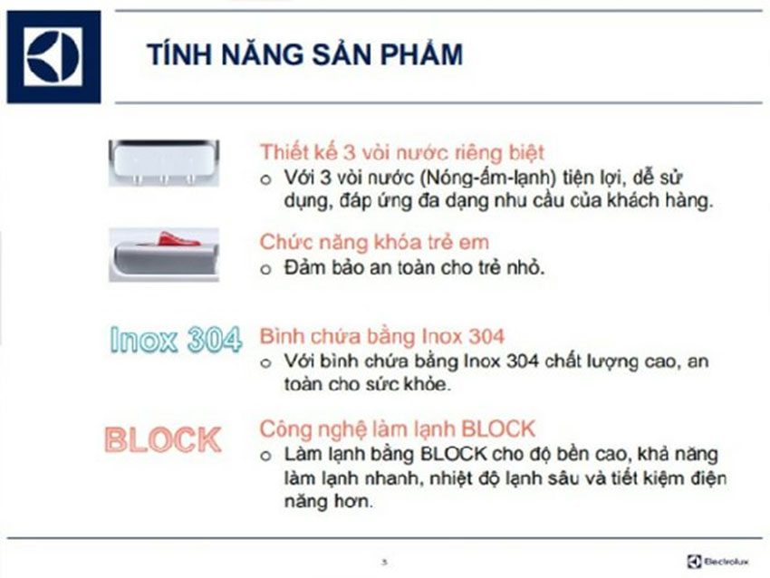 Máy nước nóng lạnh Electrolux QAXF01BXBV - Hàng chính hãng