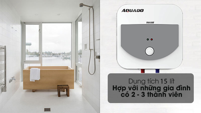 Máy nước nóng gián tiếp Rossi Aquado RAO RSR15SQ - Hàng chính hãng