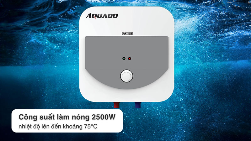 Máy nước nóng gián tiếp Rossi Aquado RAO RSR15SQ - Hàng chính hãng