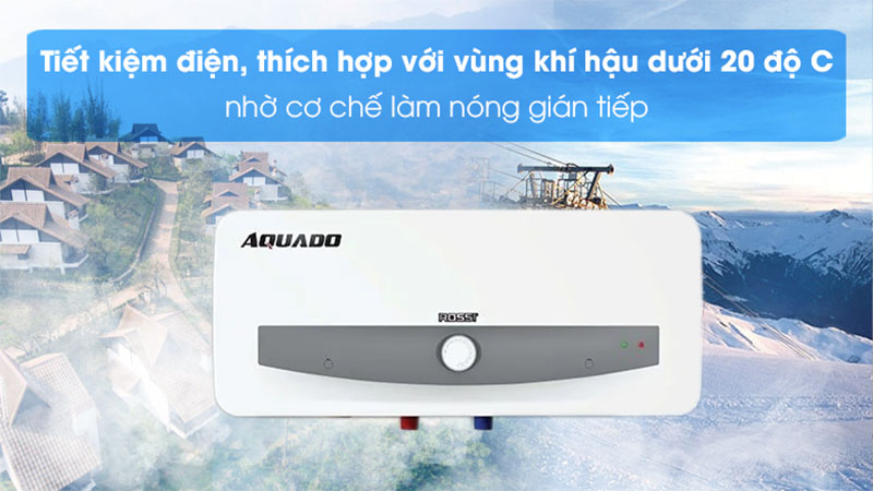 Máy nước nóng gián tiếp Rossi Aquado RAO RSR30SL - Hàng chính hãng