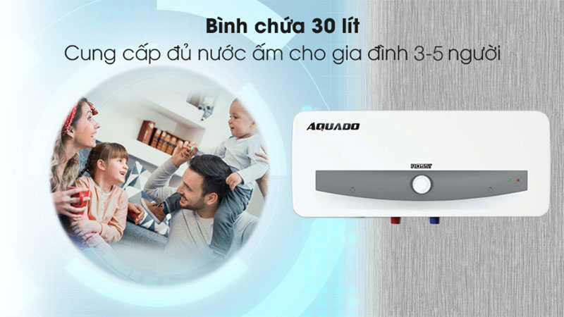 Máy nước nóng gián tiếp Rossi Aquado RAO RSR30SL - Hàng chính hãng