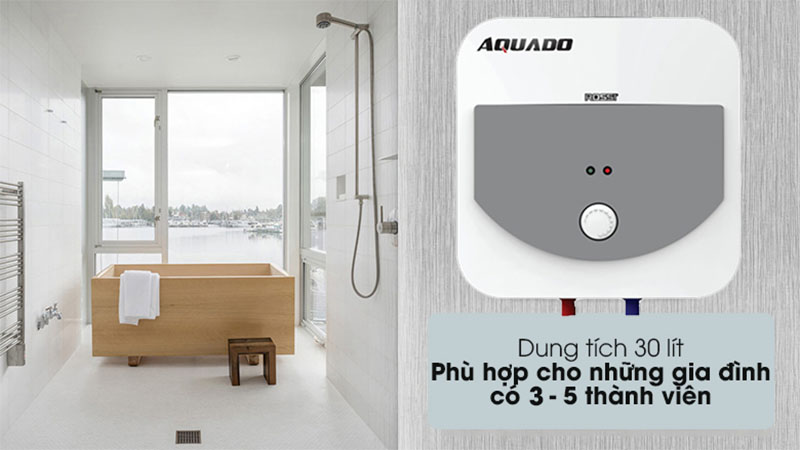 Máy nước nóng gián tiếp Rossi Aquado RAO RSR30SQ - Hàng chính hãng