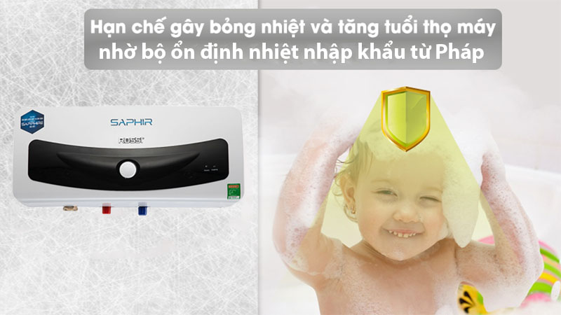 Máy nước nóng gián tiếp Rossi Saphir RSR-32SL - Hàng chính hãng