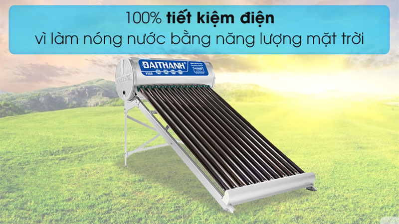 Máy nước nóng năng lượng mặt trời Đại Thành 130 lít Vigo 58-12 - Hàng chính hãng