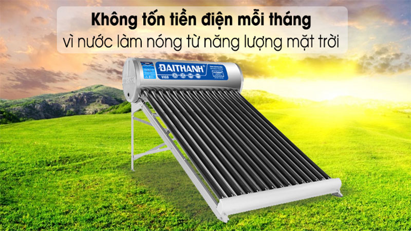 Máy nước nóng năng lượng mặt trời Đại Thành 160 lít Vigo 58-15 - Hàng chính hãng