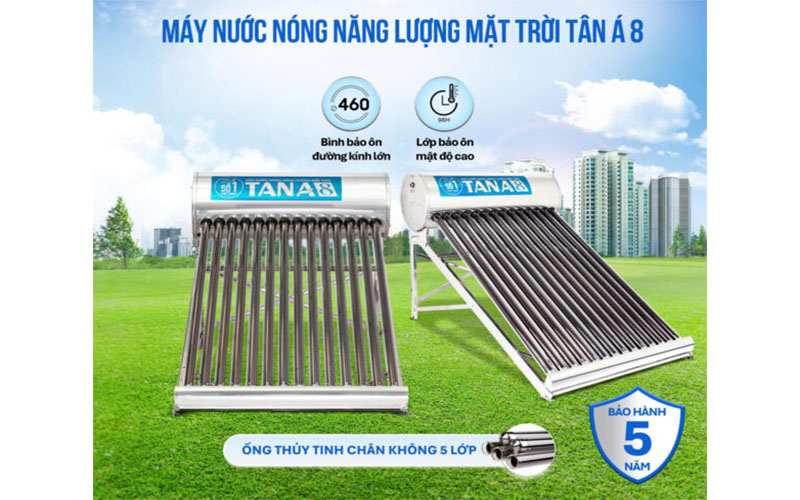 Máy nước nóng năng lượng mặt trời Go 58-24 Tân Á 8 TA8-260 - Hàng chính hãng