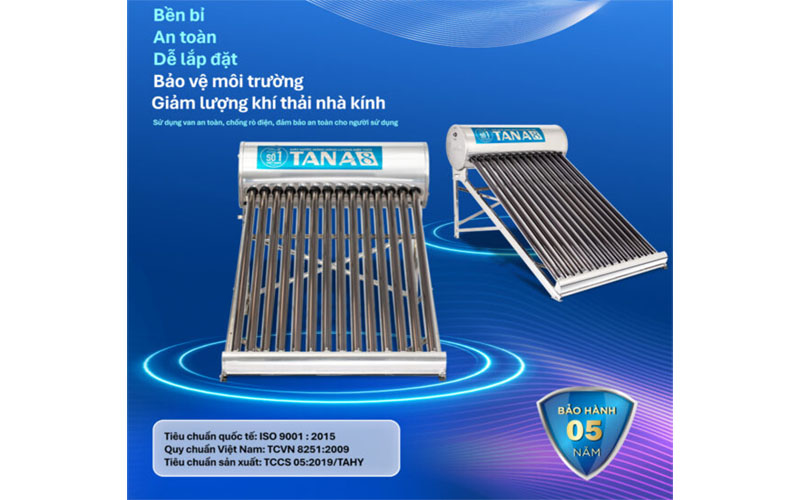 Máy nước nóng năng lượng mặt trời Go 58-24 Tân Á 8 TA8-260 - Hàng chính hãng