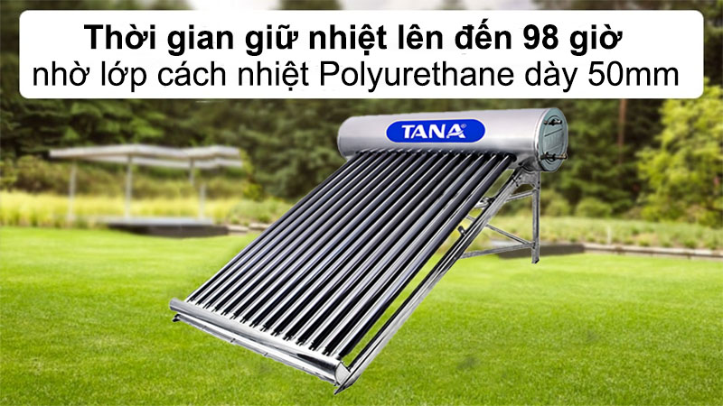 Thời gian giữ nhiệt của Máy nước nóng năng lượng mặt trời Tân Á TA-GO 58-14