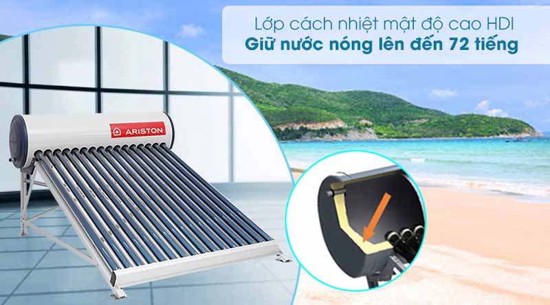Máy nước nóng năng lượng mặt trời Ariston ECO2 1818 25 TNSS - Hàng chính hãng