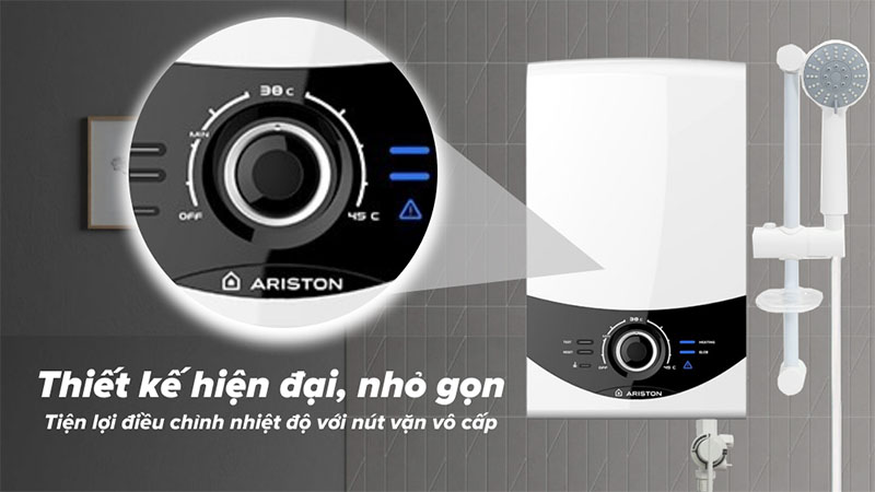 Máy nước nóng trực tiếp Ariston AURES SMC45PE-SBS-VN - Hàng chính hãng