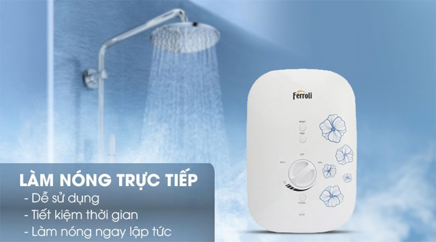 Công suất của máy nước nóng trực tiếp Ferroli DIVO SSN 4.5S 