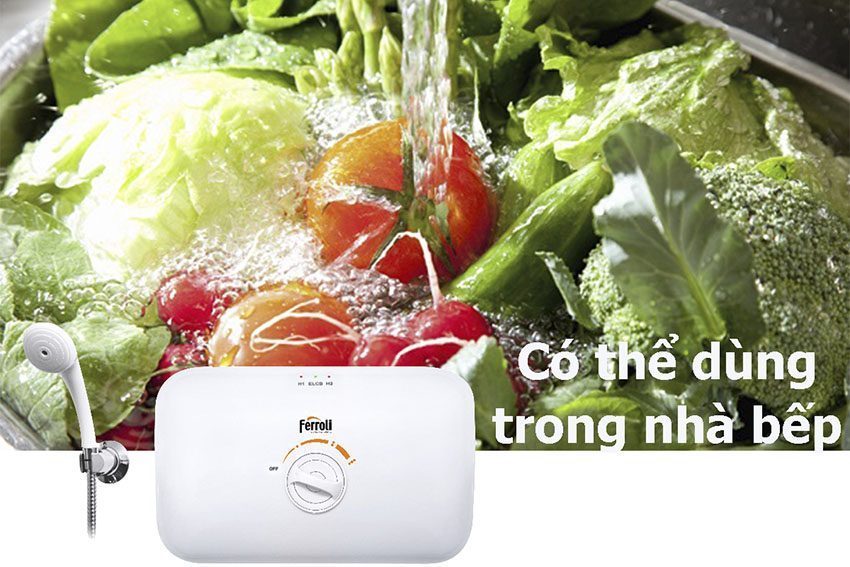 Công dụng của máy nước nóng trực tiếp Ferroli FS-4.5TE