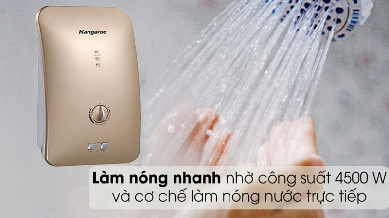 Máy nước nóng trực tiếp Kangaroo KG235Y - Hàng chính hãng
