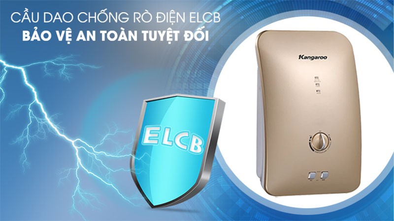 Máy nước nóng trực tiếp Kangaroo KG235Y - Hàng chính hãng