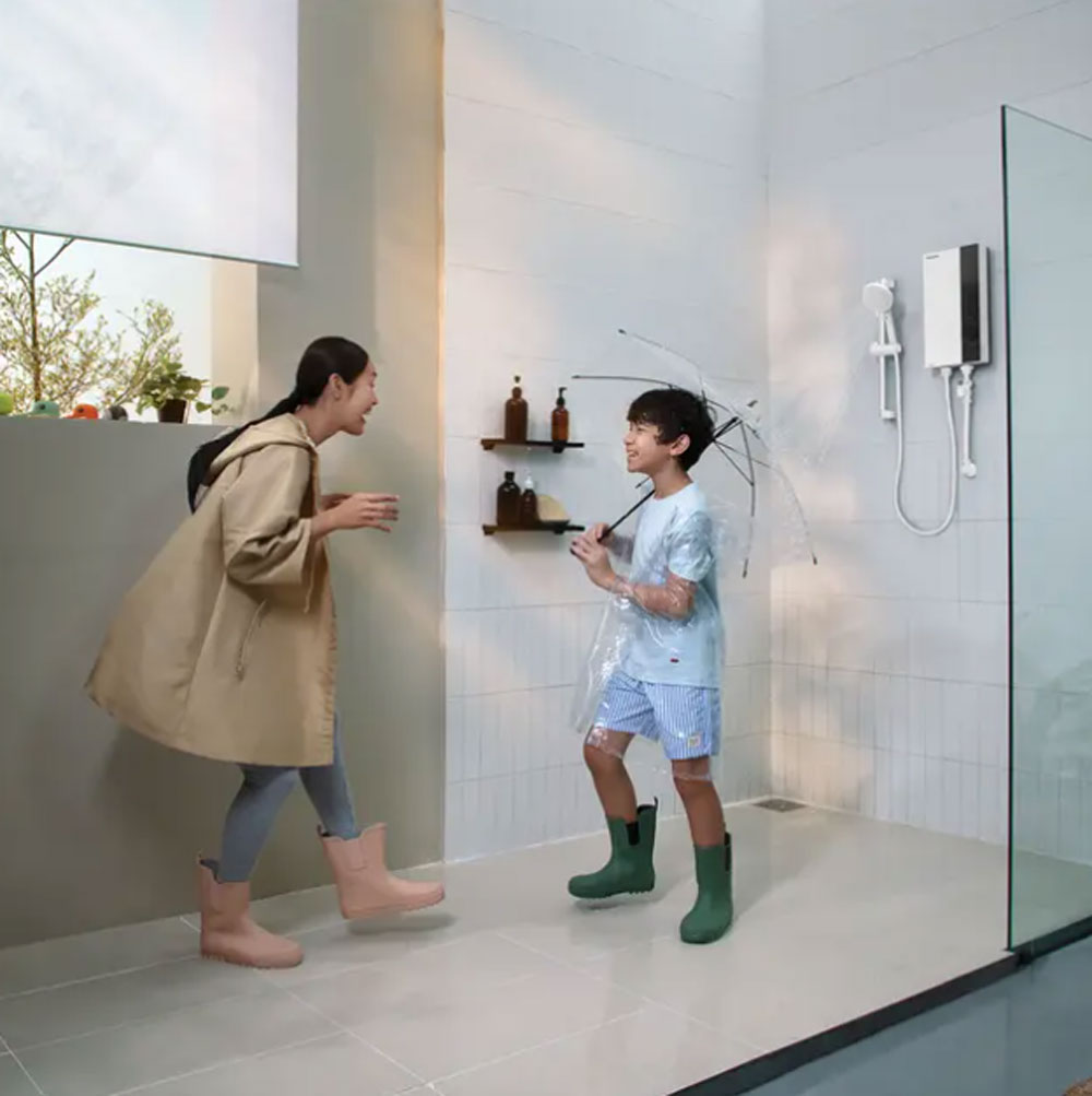 Máy nước nóng Panasonic DH-4UP1VW có bơm trợ lực - Hàng chính hãng