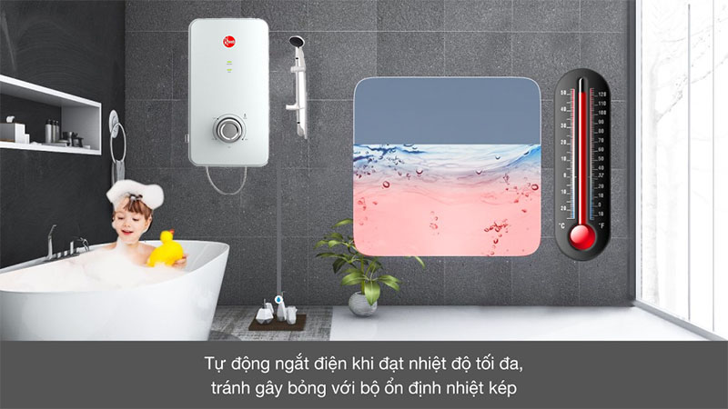 Máy nước nóng trực tiếp Rheem RH-688E-WT - Hàng chính hãng