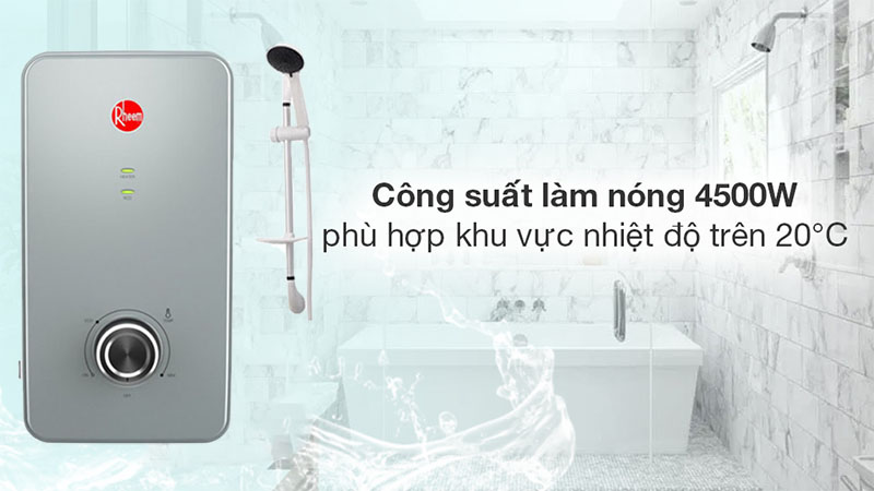 Máy nước nóng trực tiếp Rheem RH-688EPI-SV - Hàng chính hãng