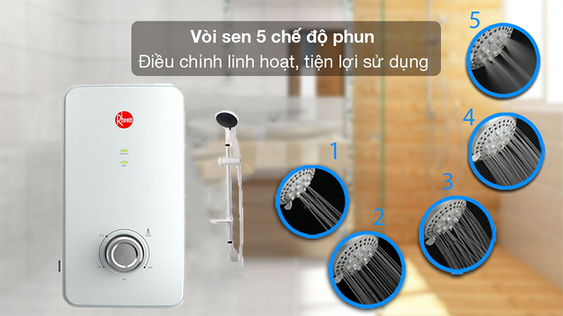 Máy nước nóng trực tiếp Rheem RH-688EPI-WT - Hàng chính hãng