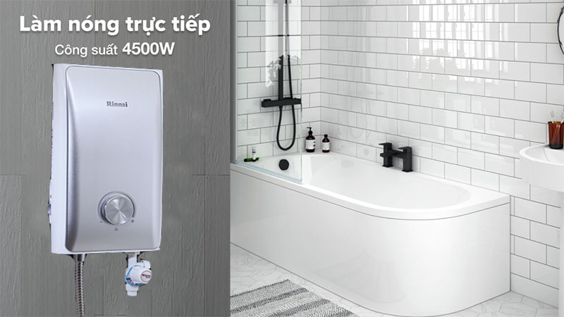 Máy nước nóng trực tiếp Rinnai REI-A450DP-WW/WB/WS - Hàng chính hãng