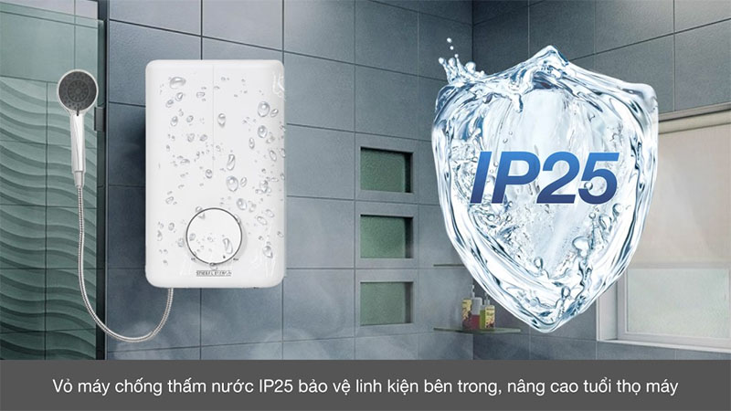 Máy nước nóng trực tiếp Stiebel Eltron 3500W DE-35-EC - Hàng chính hãng