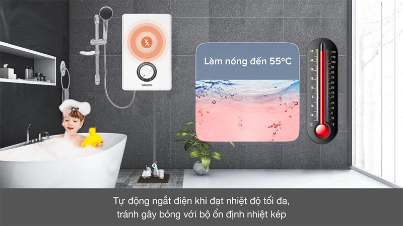 Máy nước nóng trực tiếp Stiebel Eltron 4500W XG-45-EC - Hàng chính hãng
