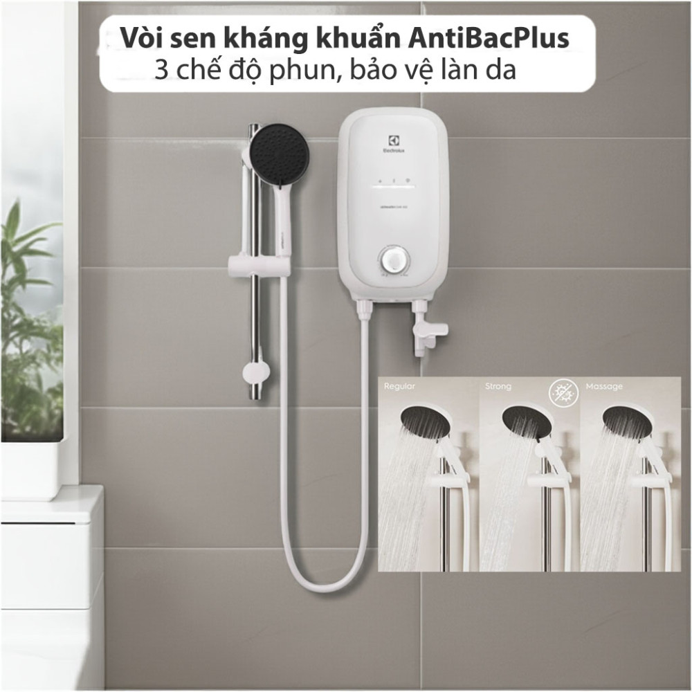 Máy nước nóng trực tiếp UltimateHome 500 4.5kW Electrolux EWE451QX-W4 - Hàng chính hãng