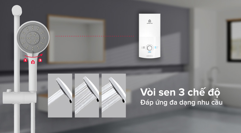 Máy nước nóng trực tiếp Ariston AURES PREMIUM 4.5 - Hàng chính hãng