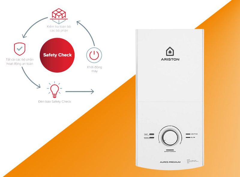 Máy nước nóng trực tiếp Ariston AURES PREMIUM 4.5 - Hàng chính hãng