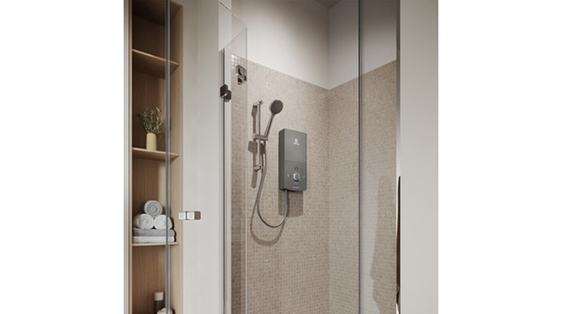 Kiểu dáng hiện đại, tinh tế, kích thước nhỏ gọn cùng trọng lượng nhẹ nên dễ dàng lắp đặt 