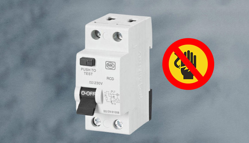 Thiết bị chống giật RCD , máy sẽ lập tức ngắt điện khi có sự cố về điện