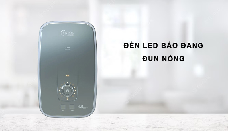 Máy nước nóng trực tiếp Centon Presto Plus EIWH NP M-N2 ( Không bơm)) - Hàng chính hãng