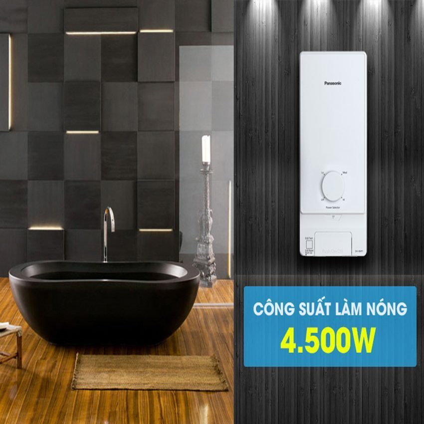 Máy nước nóng trực tiếp có bơm Panasonic DH-4MP1VW - Hàng chính hãng