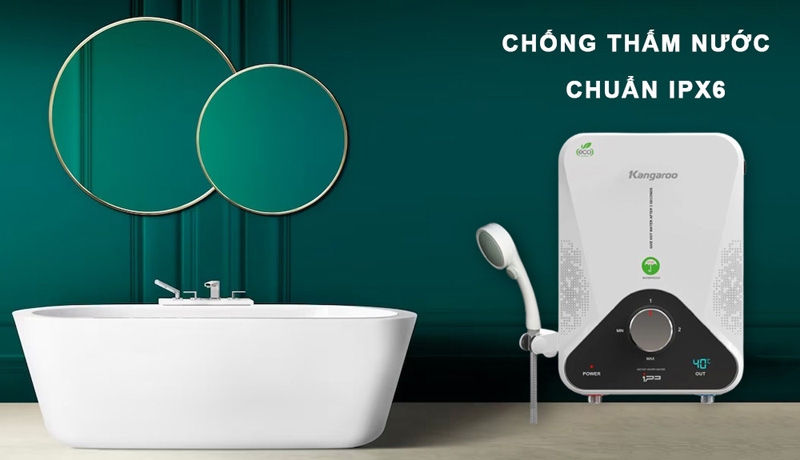 Máy nước nóng trực tiếp Kangaroo KG588WP - Hàng chính hãng