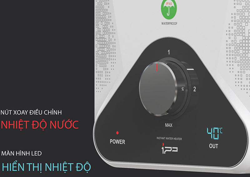 Máy nước nóng trực tiếp Kangaroo KG589GP - Hàng chính hãng