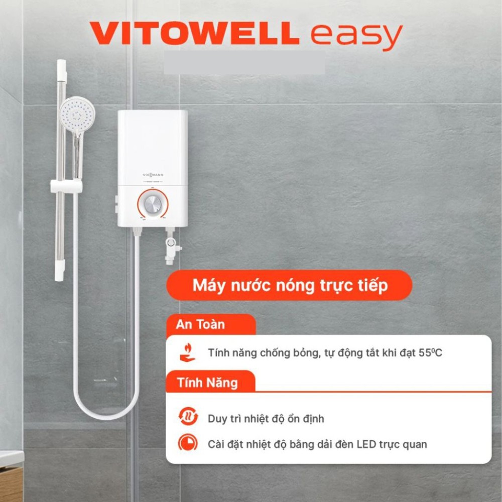 Máy nước nóng Viessmann Vitowell Easy P1 45P-V - Hàng chính hãng