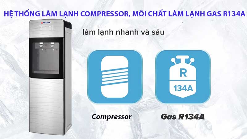 Máy nước uống nóng lạnh Alaska R90C NEW - Hàng chính hãng