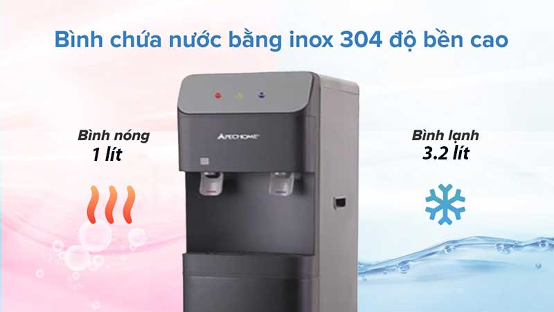Máy nước uống nóng lạnh Apechome APH-2244NL - Hàng chính hãng