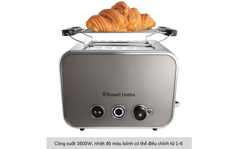 Máy nướng bánh mì 2 khe Russell Hobbs Distinctions 26431-56 - Hàng chính hãng