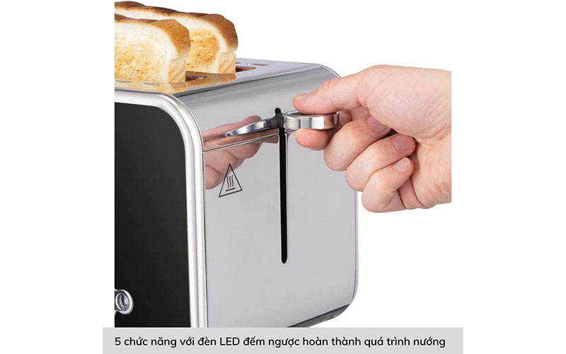 Máy nướng bánh mì 2 khe Russell Hobbs Distinctions 26431-56 - Hàng chính hãng