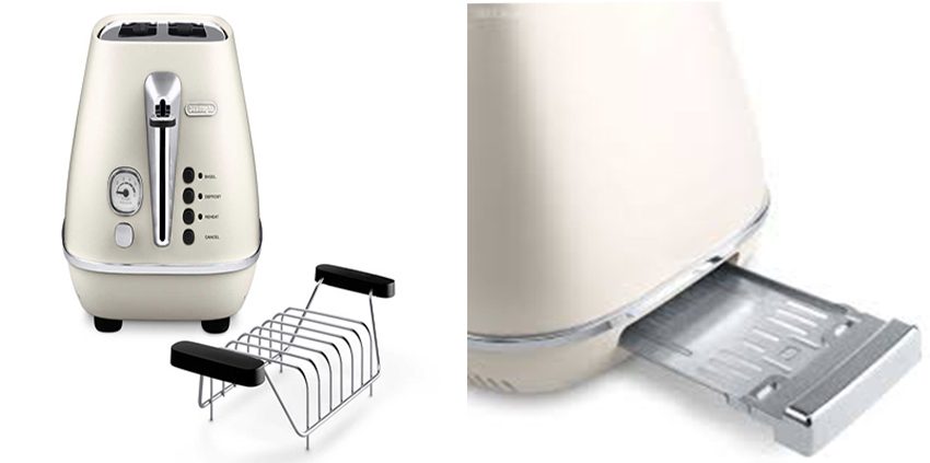 Chi tiết của máy nướng bánh mì DeLonghi DISTINTA CTI 2103 