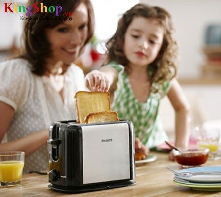Máy nướng bánh mỳ Sanwich Philips HD2586 -  Công suất 950W - Hàng chính hãng