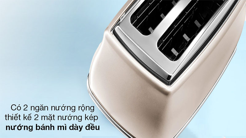 Máy nướng bánh mì Sandwich Delonghi CTOT2103.BG - Hàng chính hãng
