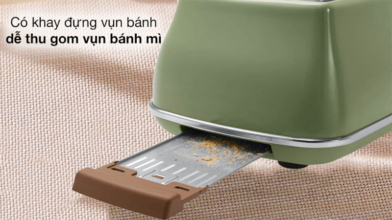 Máy nướng bánh mì Sandwich Delonghi CTOV2103.GR - Hàng chính hãng