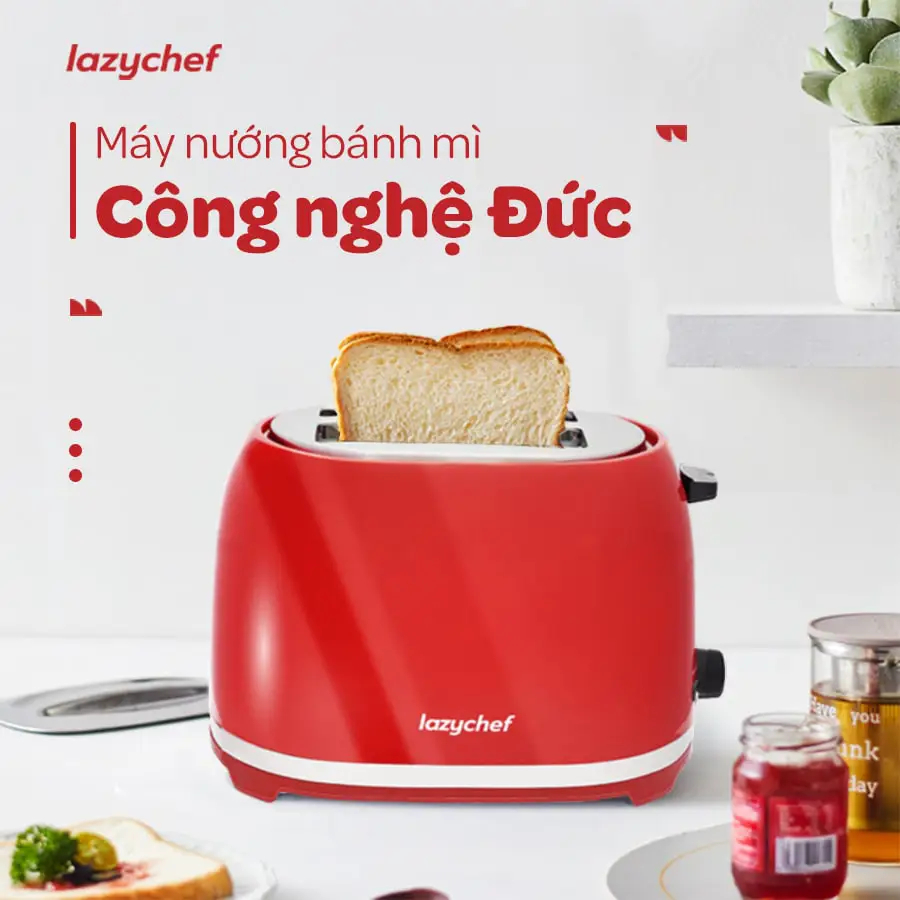 Máy nướng bánh mì Lazychef LC-03LN - Hàng chính hãng